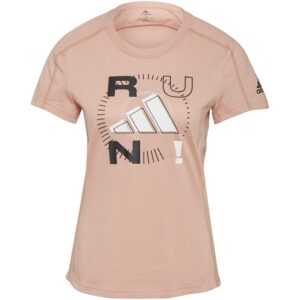 Adidas Dám. bežecké tričko Run Logo W 1 Farba: Ružová