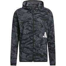 Adidas pánska športová bunda FreeLift Camouflage Training Hoodie Jacket Farba: čierna