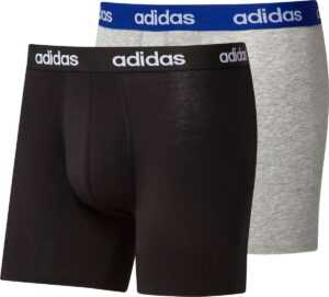 Adidas pánske spodné prádlo Linear Brief Boxer 2 Pack Farba: čierna