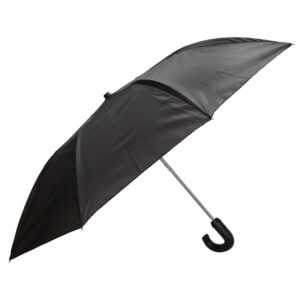 Beagles skladací dáždnik s rukoväťou - čierny