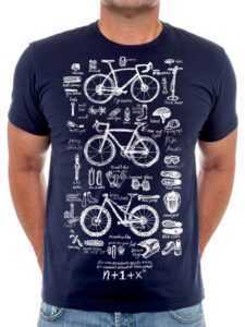 Cycology Tričko Bike Maths Navy Veľkosť: L