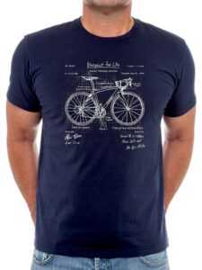 Cycology Tričko BluePrint Bike (Plány Bicyklu) Veľkosť: M