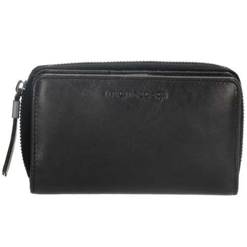 Dámska kožená peňaženka Micmacbags - čierna
