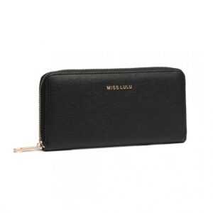 Dámska priestranná peňaženka Miss Lulu Barbara - čierna