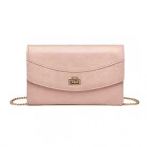 Miss Lulu dámska elegantná spoločenská kabelka LP2219 - ružová