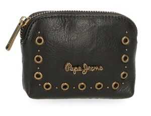 Pepe Jeans malá dámska peňaženka na zips CAMPER - čierna