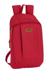 SAFTA Basic úzky mini batoh - tmavo ružový (malinový)  / 8L