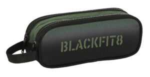 SAFTA Dvojkomorový peračník BLACKFIT8 "GRADIENT" 21cm - čierno-zelený