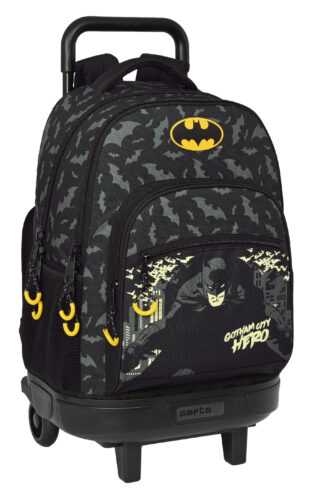 SAFTA Školský batoh na kolieskach Batman Gotham City Hero 32L
