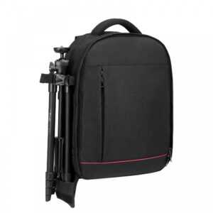Špeciálny vodeodolný a protiotrasový batoh na fotoaparát KONO - čierny