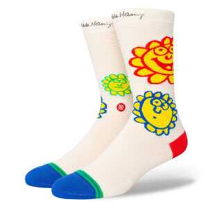 Stance Ponožky Happy Fields Farba: Krémová