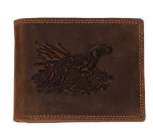 Wild Luxusná lovecká kožená peňaženka s loveckým psom