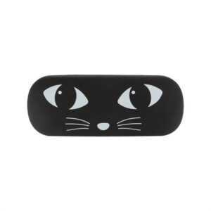 sass-belle Sass & Belle pevné puzdro na okuliare Black Cat - čierne LOU10
